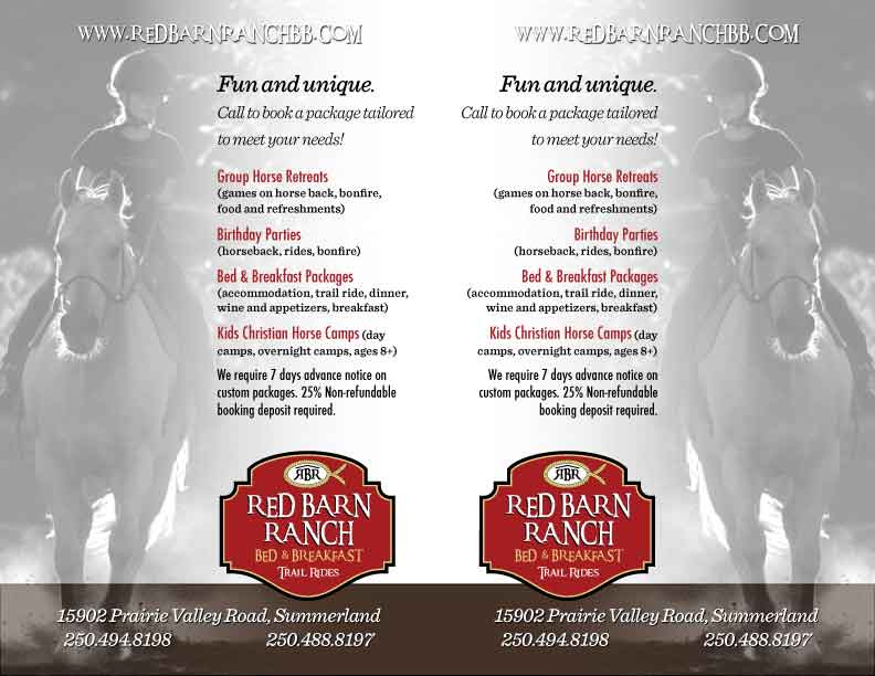 Red Barn Ranch Flyer